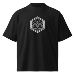GBS Black Unisex organic oversized high neck t-shirt
